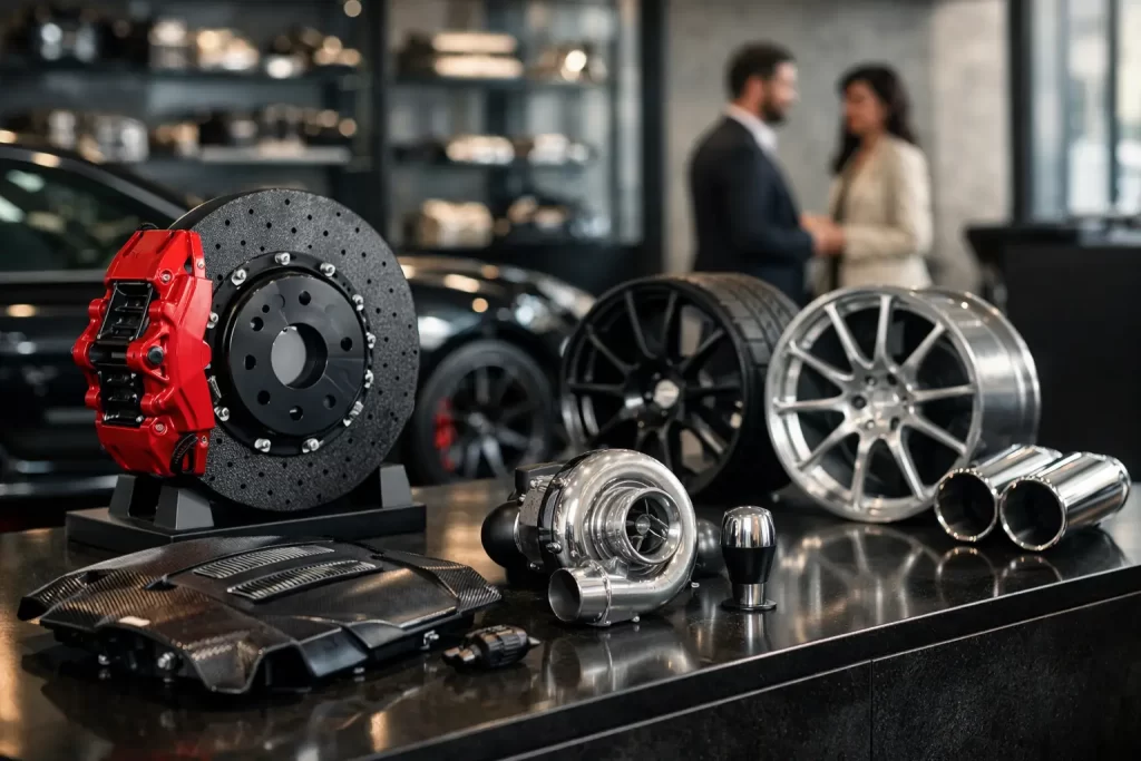 Boutique pièces auto luxe France - what to check