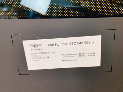 Bentley GT GTC Windscreen - Image 2