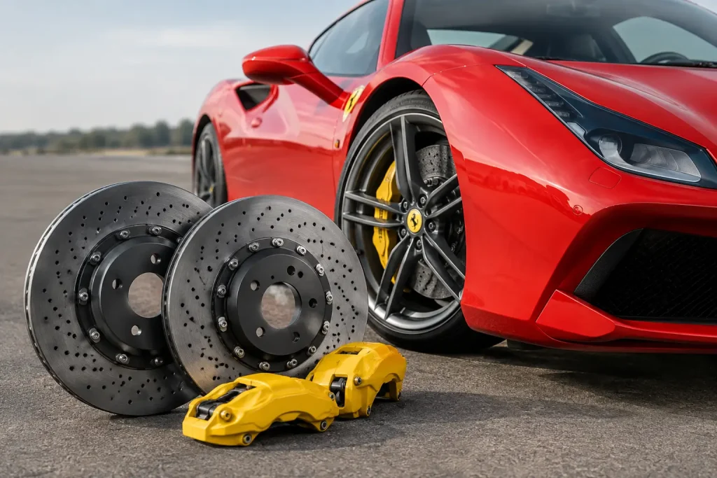 Ferrari 488 brake discs voor maximale controle