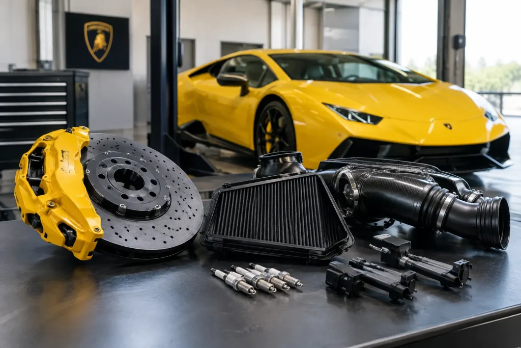 Lamborghini spare parts met perfecte pasvorm