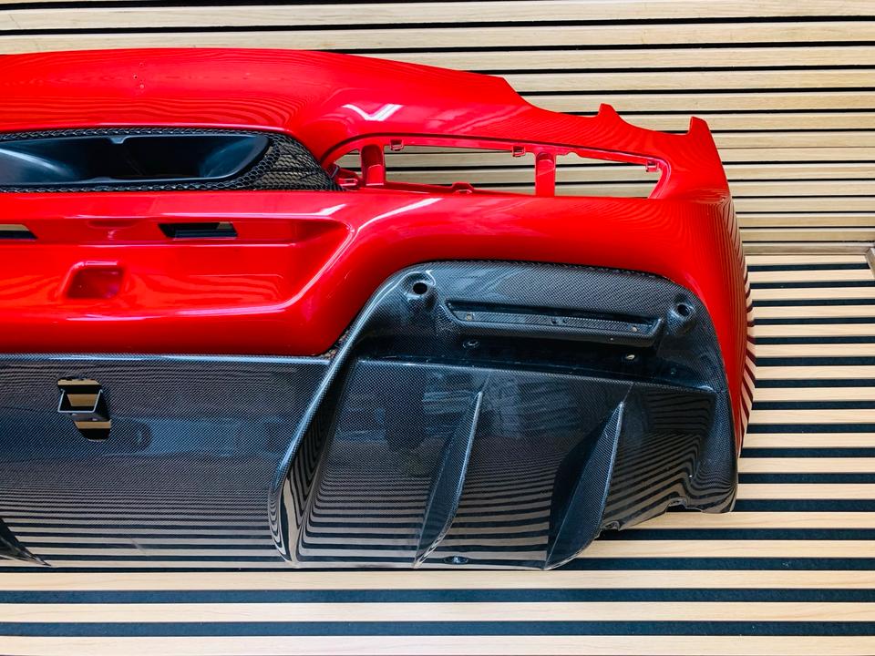 Ferrari 296 Carbon Rear Bumper 887758 74077644 - Image 4