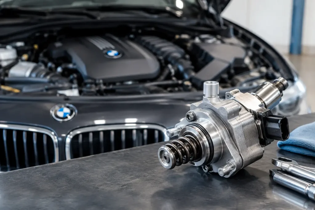 BMW N54 high pressure fuel pump vervangen