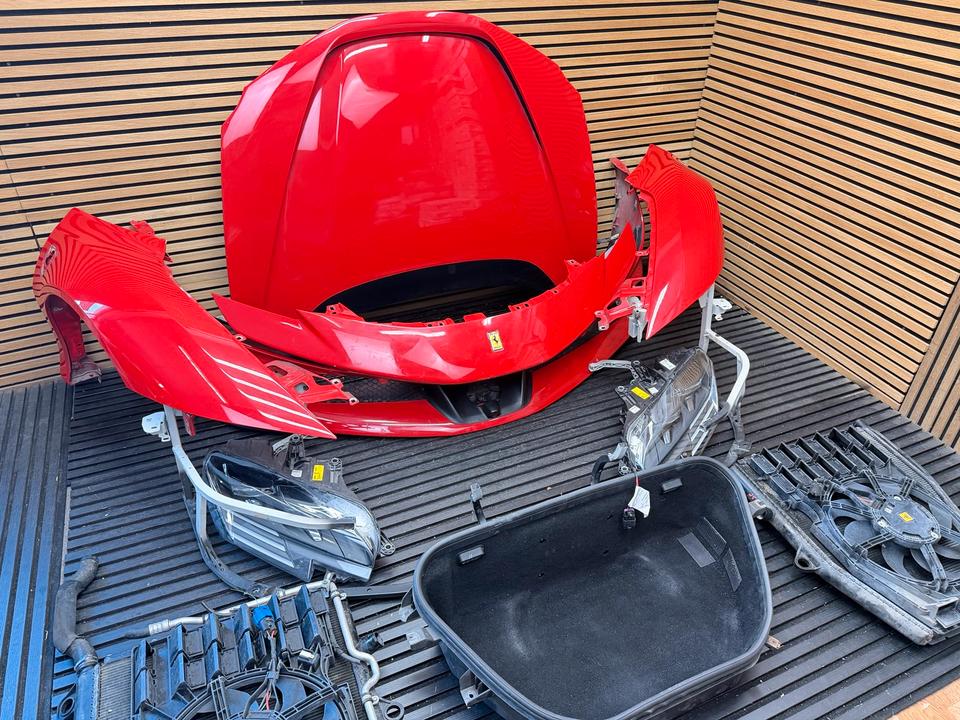 Ferrari SF90 Front Bumper Frame, Hood and Radiator Package