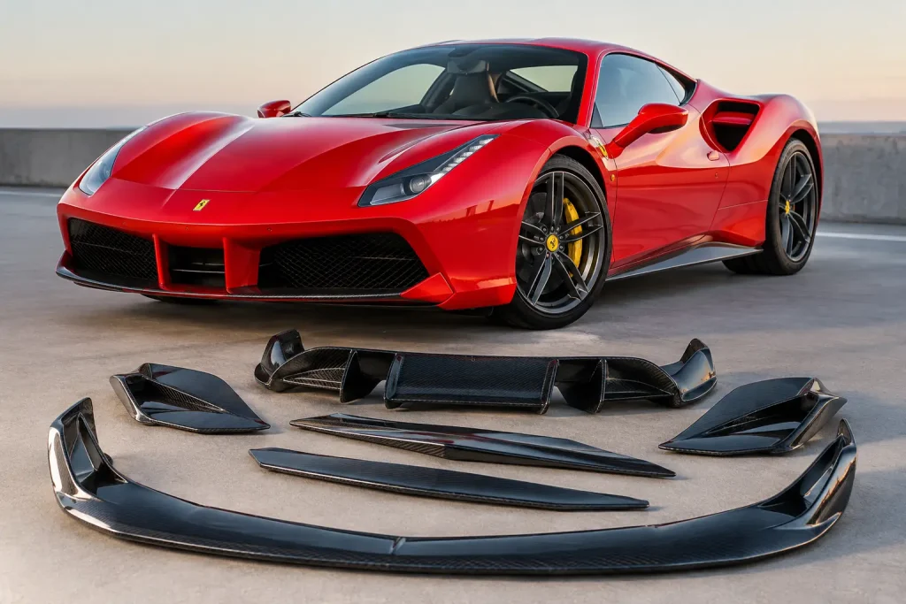 Ferrari 488 Carbon Fiber Parts Voor Uw Auto