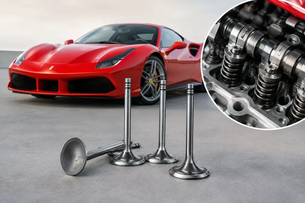 Ferrari 488 exhaust valves en hun werking