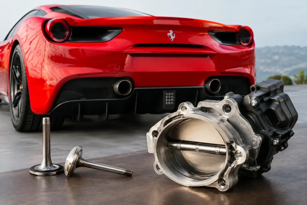 Ferrari 488 exhaust valves: werking en storingen