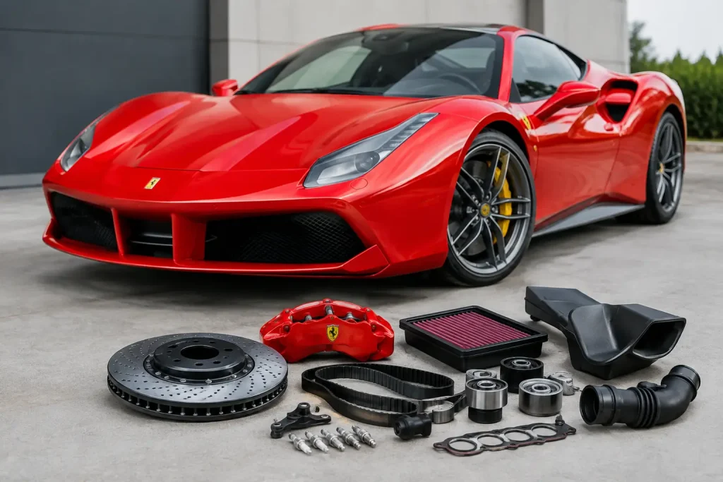 Ferrari 488 GTB parts met de juiste pasvorm